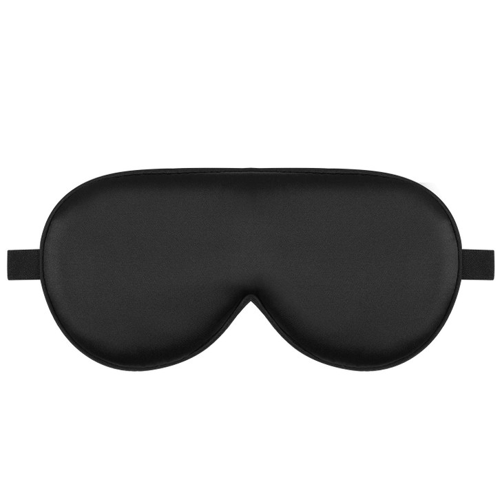 Alaska Bear Sleep Mask Silk Eye Cover with Shaped Padding for Pressure-Free Sleeping, Foam Insert, Upgrade Contour Over Conventional Flat Satin Eye M