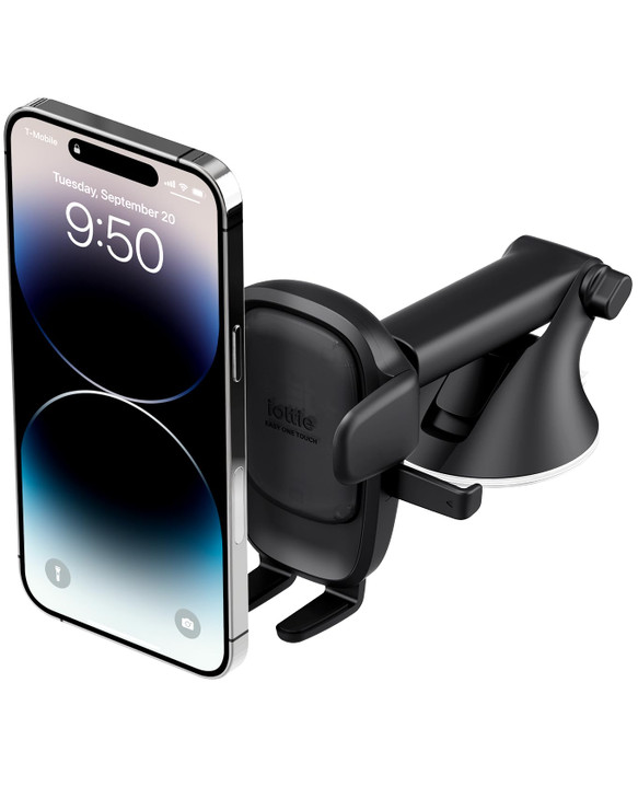 iOttie Easy One Touch Advanced Universal Car Mount Dashboard Windshield Suction Cup Phone Holder for iPhone Samsung Goog