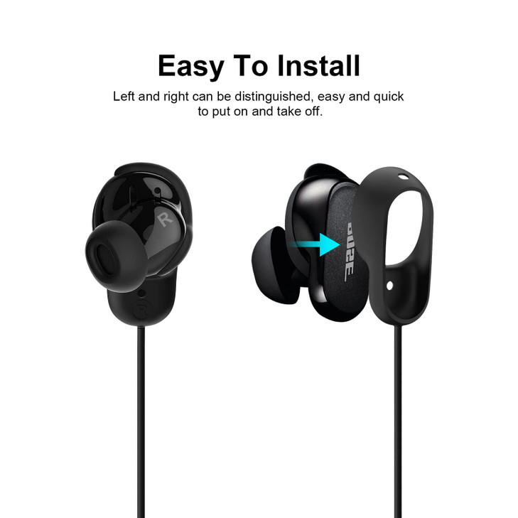 LEFXMOPHY QuietComfort Earbuds II AntiLost Strap for Bose QC 2 2022 New Black Silicone Neck Rope Lanyard Accessories