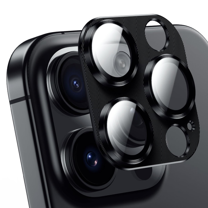 ZAMMY for iPhone 16 ProiPhone 16 Pro Max Camera Lens Protector Not Easy to BreakStrong AdsorptionCaseFriendly Metal Temp