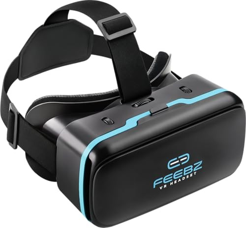 VR Headset for iPhone Android 10 for Kids with Links to 3D VR Videos VR Games for Android Virtual Reality Goggles Set fo