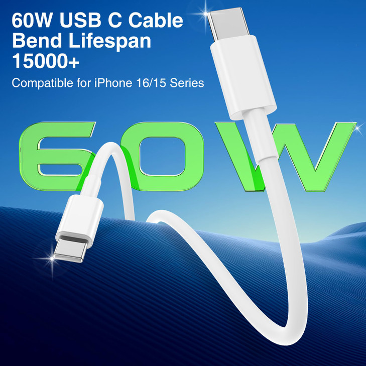 for iPhone 17 16 Charger 20W PD Fast Charging USB C Wall Charger with 6FT USB C to C Charging Cable Compatible iPhone 16