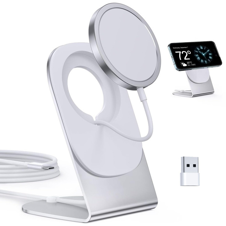 Magnetic Wireless Charger MagSafe Charger for iPhone 171615141312 Series Convertible Magnet Wireless Charging StandPad w