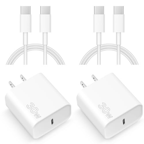 iPhone 17 16 15 Charger Fast Charging 30W USBC Charger 2Pack Type C Chargers Block 6FT Cable for iPhone 1717 Plus17 Pro1