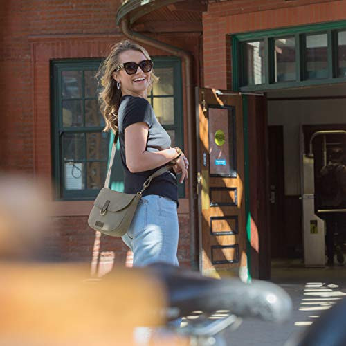 Travelon AntiTheft Courier Saddle Crossbody
