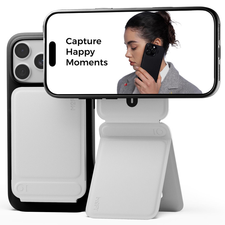 MOFT Phone Tripod Stand Selfie Stick for iPhone MultiAngles iPhone Stand Lightweight Portable Phone Holder Strong Magnet