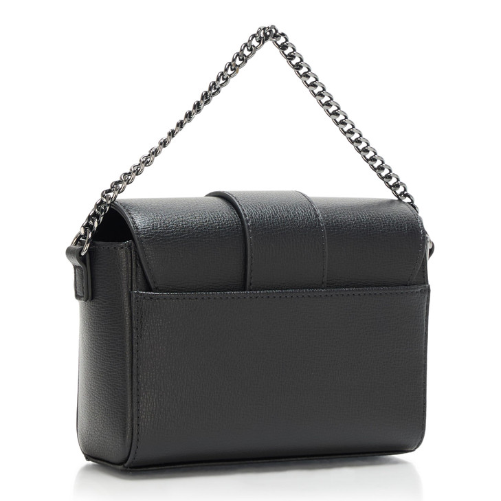 KARL LAGERFELD Paris Womens Handbags CrossbodyBlackDark Gunmetal1SZ