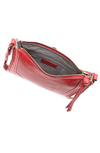 Frye Womens Melissa Zip Crossbody Bag Stylish Handbag with Adjustable Strap Pockets