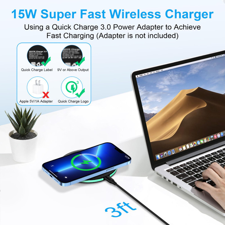 for Google Pixel 10 Wireless Charging Pad 15W Wireless Phone Charger Fast Charging Station for Pixel 10 Pro XL 9a 8 7Sam