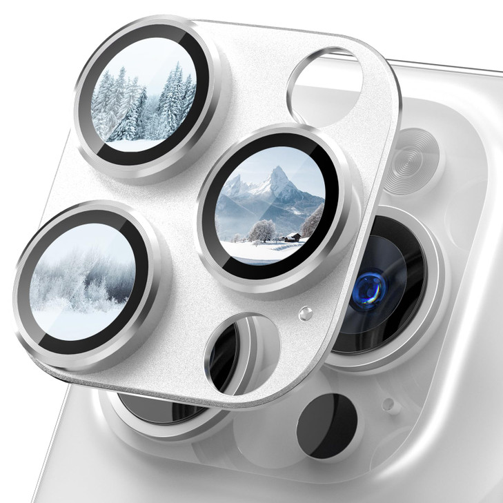 CloudValley for iPhone 16 ProiPhone 16 Pro Max Camera Lens Protector ARAF 99 Transmittance Full Coverage UltraHD Tempere