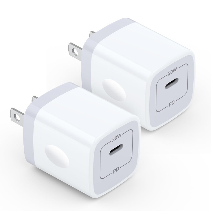 for Samsung A16 Fast Charger Block Type C 20W USB C Wall Plug Adapter 2Pack for Samsung Galaxy A17 5G A25 A15 S25Ultra A