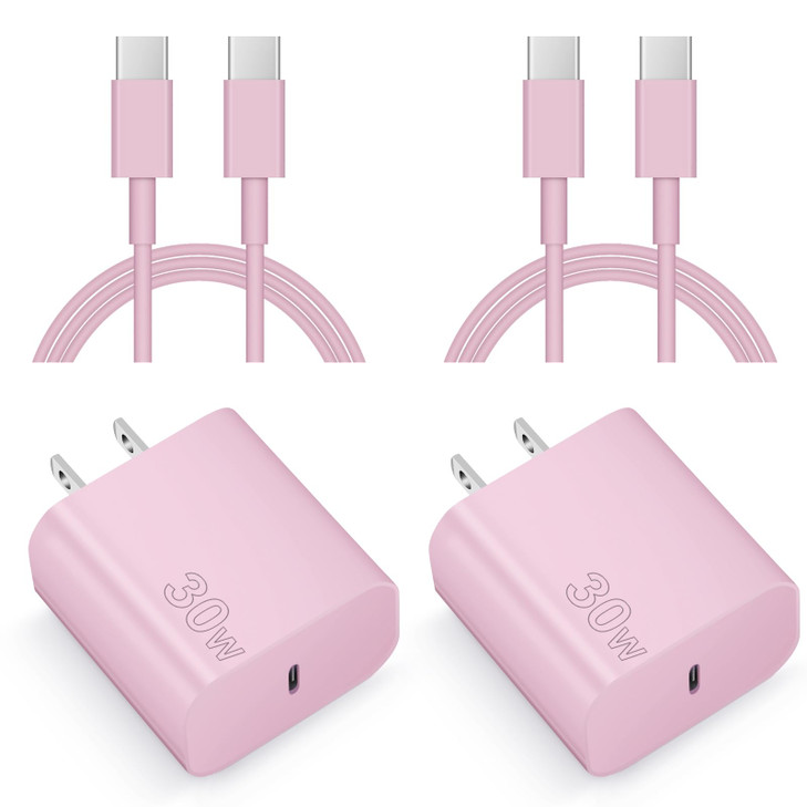 iPhone 17 16 15 Charger Fast Charging 30W USBC Charger 2Pack Type C Chargers Block 6FT Cable for iPhone 1717 Plus17 Pro1