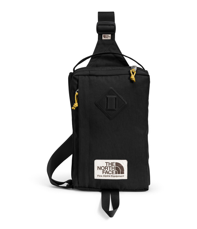 The North Face Berkeley Field Bag Water Repellent Finish Vintage Style Travel Essential Sling Holds Water Bottles Phones
