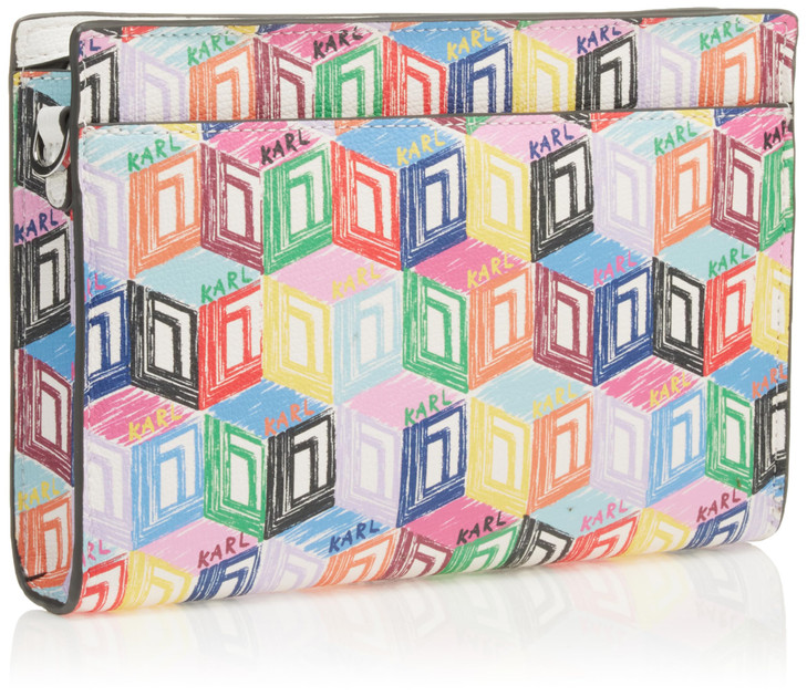KARL LAGERFELD Paris Womens ADELE Handbag MULTI COMBO 1SZ