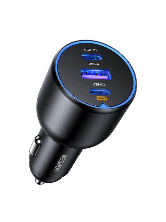UGREEN 130W USB C Car Charger Type C Car Charger Adapter Compatible with iPhone 17 17 Air 17 Pro 17 Pro Max 16 16 Plus 1