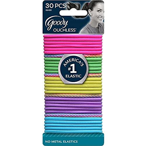 Goody WoMens Ouchless Braided Elastics, Neon Tribal, 30 Count online at globaldelivered