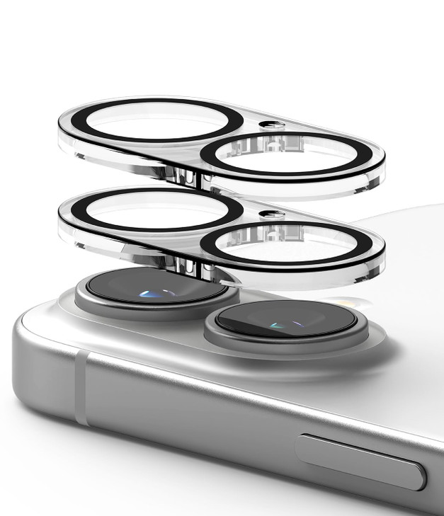 Ringke Camera Glass MultiLayer Protection Compatible with iPhone 16 Plus and iPhone 16 Camera Lens Protector Tempered Gl