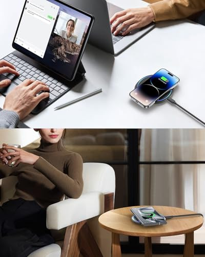 NANAMI Fast Wireless Charger 2 Pack Qi Certified Wireless Charging Pad for iPhone 1717 Pro17 Pro Max1615141313 Pro1210W