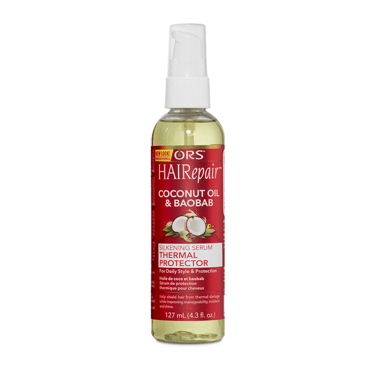 ORS HaiRepair Coconut Oil and Baobab Silkening Serum Thermal Protector 4.3 oz online at globaldelivered
