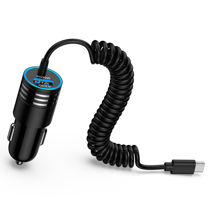 48W Super Fast Car Charger USB C for Samsung Galaxy S25 Ultra S24 FE A16 5G A15 A14 A35 A55 A54 S23 S22 S21 iPhone 16 15