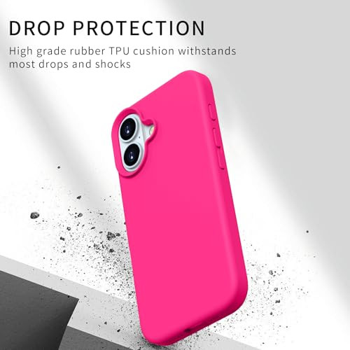 SupVict Compatible with iPhone 16 Plus Case Magnetic Phone Case for iPhone 16 Plus Compatible with Magsafe Slim Silicone