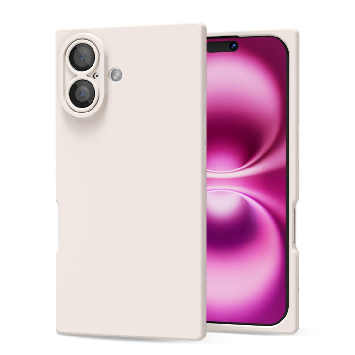 oakxco for iPhone 16 Plus Case Silicone Rectangle Edge Corner Y2k Soft Rubber Gel Cute Phone Case for Women Girly Aesthe