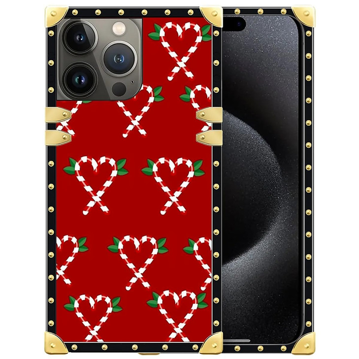 DAIZAG Compatible with iPhone 16 Pro Max CaseChristmas Santa Claus Four Corners with Bumper Shockproof AntiScratch Prote