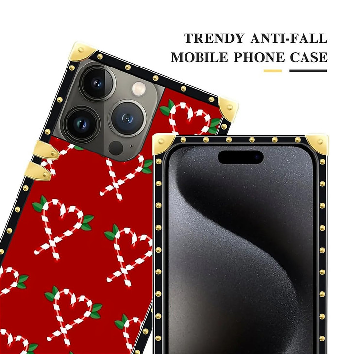 DAIZAG Compatible with iPhone 16 Pro Max CaseChristmas Santa Claus Four Corners with Bumper Shockproof AntiScratch Prote