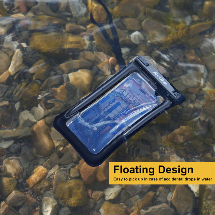 ProCase 2 Pack Floating Waterproof Phone Pouch IPX8 Universal Dry Bag Fits iPhone 1716151413 Series Galaxy S24S23S22 Pix
