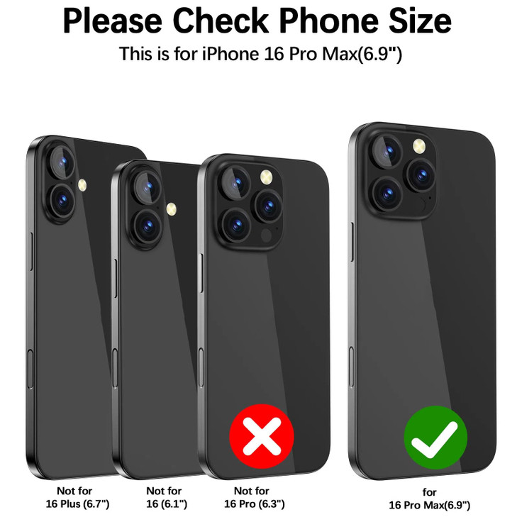 AFGHOA for iPhone 16 Pro Case Wallet 63 Inch Blue 5 Credit Card Holder Cover for Women Men Flip Hidden ID Slot Shockproo