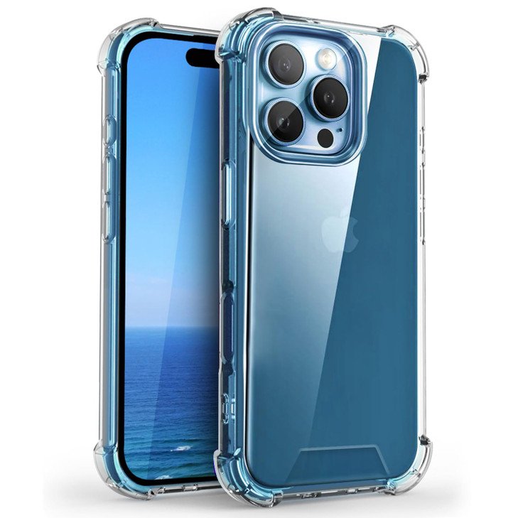 KUXNGUYI Clear Case for iPhone 16 Pro Max Never Yellow Technology 10FT MilGrade Protection Transparent Slim Cover for iP