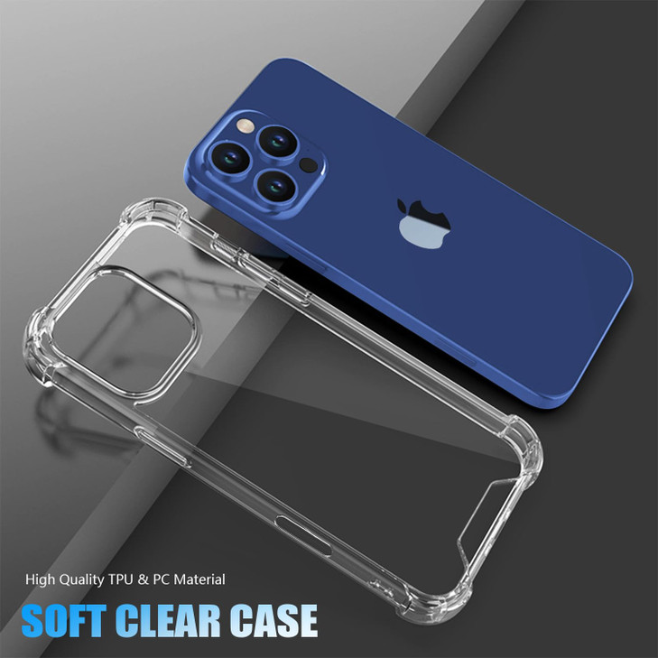 KUXNGUYI Clear Case for iPhone 16 Pro Max Never Yellow Technology 10FT MilGrade Protection Transparent Slim Cover for iP
