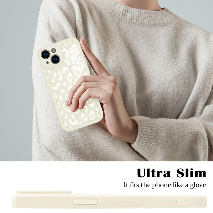 Newseego for iPhone 16 Pro Max Case Cute Luxury Leopard Pattern Design Soft TPU Bumper Case for Girls Women Shockproof F