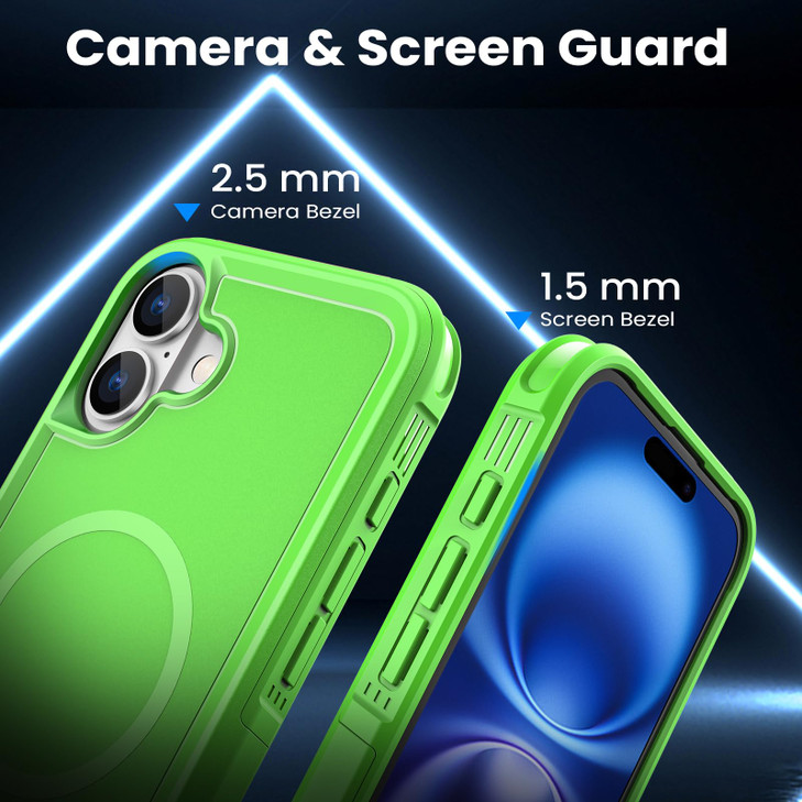 Sansunto Magnetic Case for iPhone 16 Pro Max Compatible with MagSafe MilitaryGrade Protection Heavy Duty FullBody Shockp