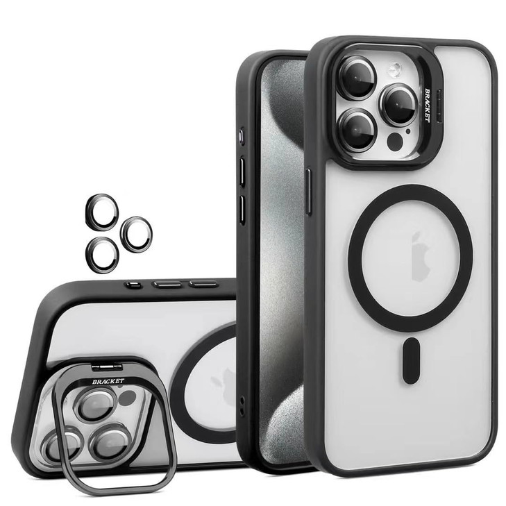 Luhuanx for iPhone 16 Pro Max Case Shock Military Grade Rugged SlimScratchResistant Precise CutoutsKickstand AntiSlip Gr