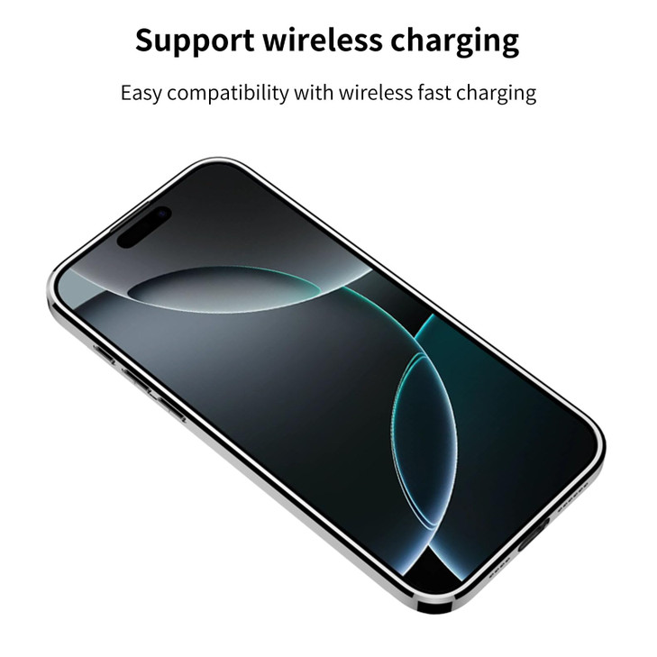 Lunivop Case Compatible with iPhone 16 Pro Case 63 Inch 2024 Leather Slim Plating Frame Glossy Back Cover with Camera Pr