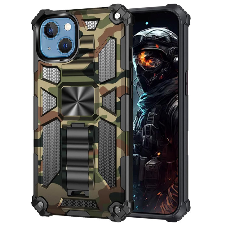 Ephoou Camouflage Case for iPhone 16 PlusApple 16 Plus 67 with Magnetic Kickstand Military Grade Heavy Duty Shockproof P