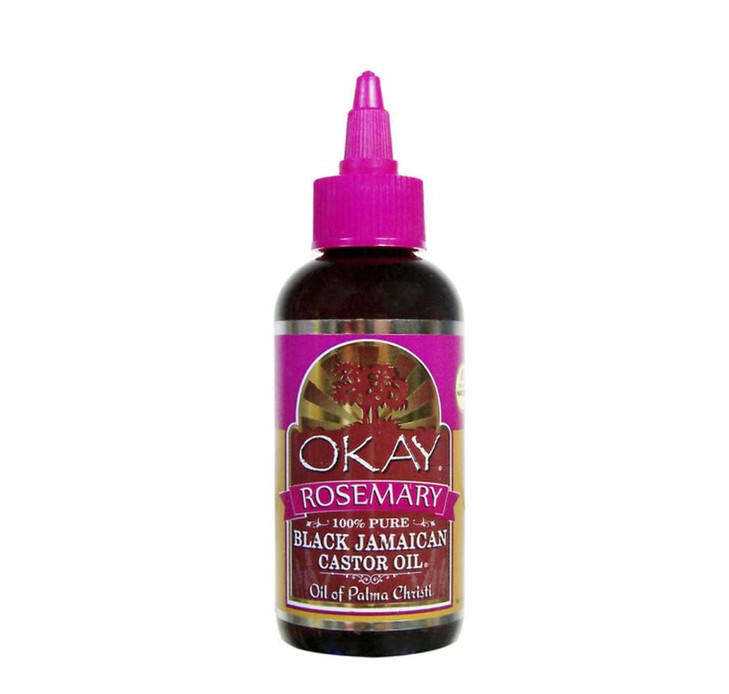 Okay Pure Naturals Black Jamaican Castor Oil - Castor Oil for Hair Growth, Moisture for Skin, Face, Scalp, Eyelashes, Eyebrows - Hair Oil for Men & W
