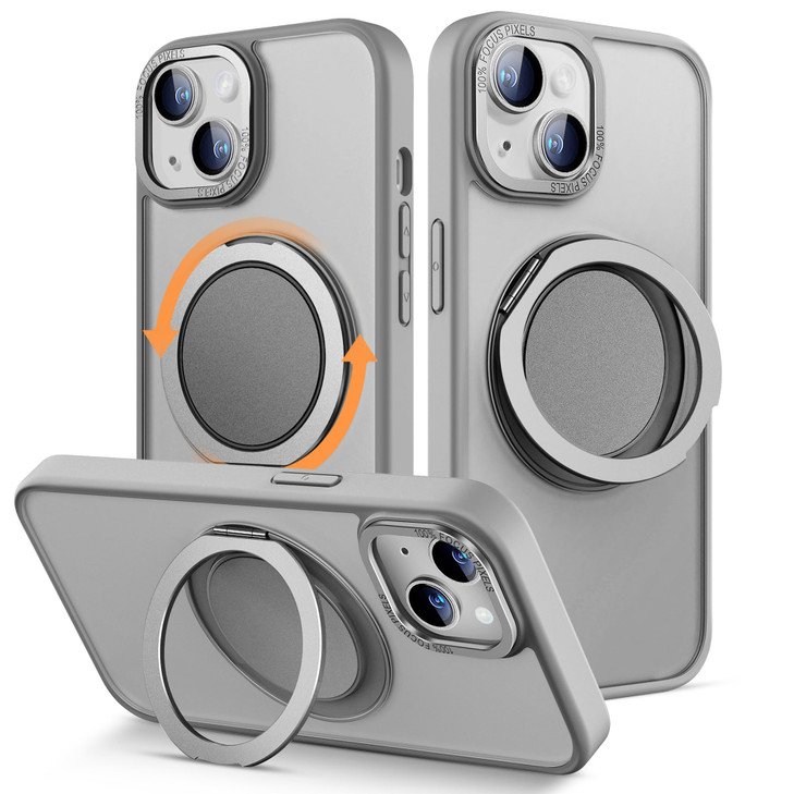 MCKRO Case for iPhone 16 Pro Max 69 inches Shockproof Magnetic Phone Case Cover with 360 Rotatable Kickstand Compatible