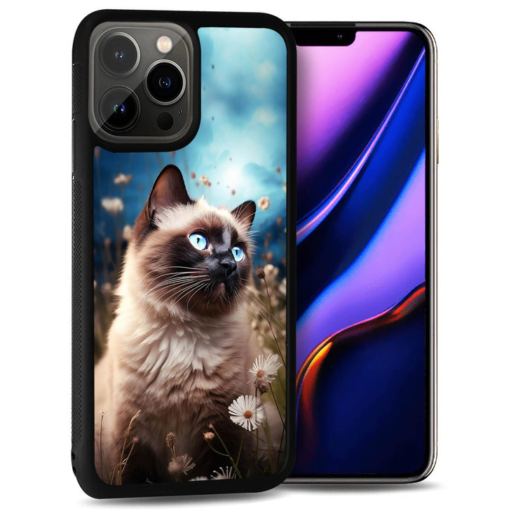for iPhone 16 Pro Durable Protective Soft Back Case Phone Cover HOT24035 Seal Point Rag Doll Kitten Cat 24035