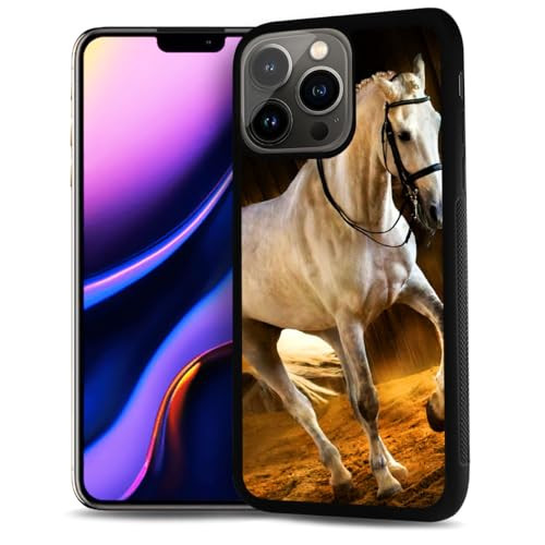 for iPhone 16 Pro Durable Protective Soft Back Case Phone Cover HOT13581 Horse