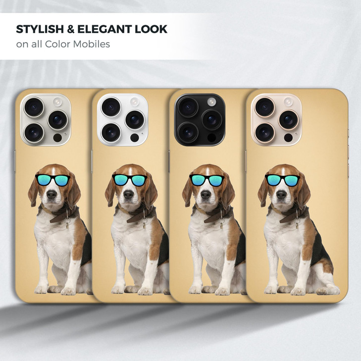 GlamCase for iPhone 16 Pro Max iPhone 16 Pro Max Case Vintage Beagle Dog Printed Slim Sleek Cute Plastic Hard Protective