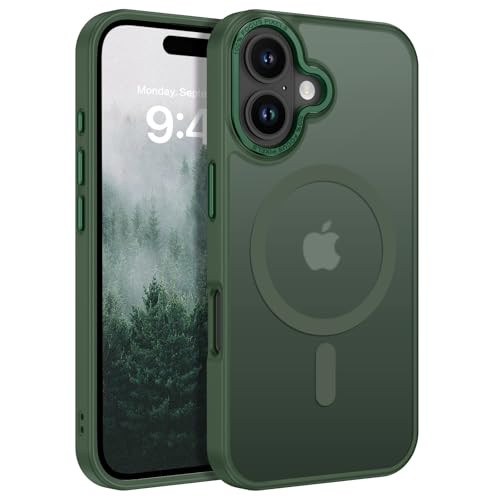 BENTOBEN Magnetic for iPhone 16 Case Compatible with Magsafe Translucent Matte Phone Case iPhone 16 Slim Thin Shockproof