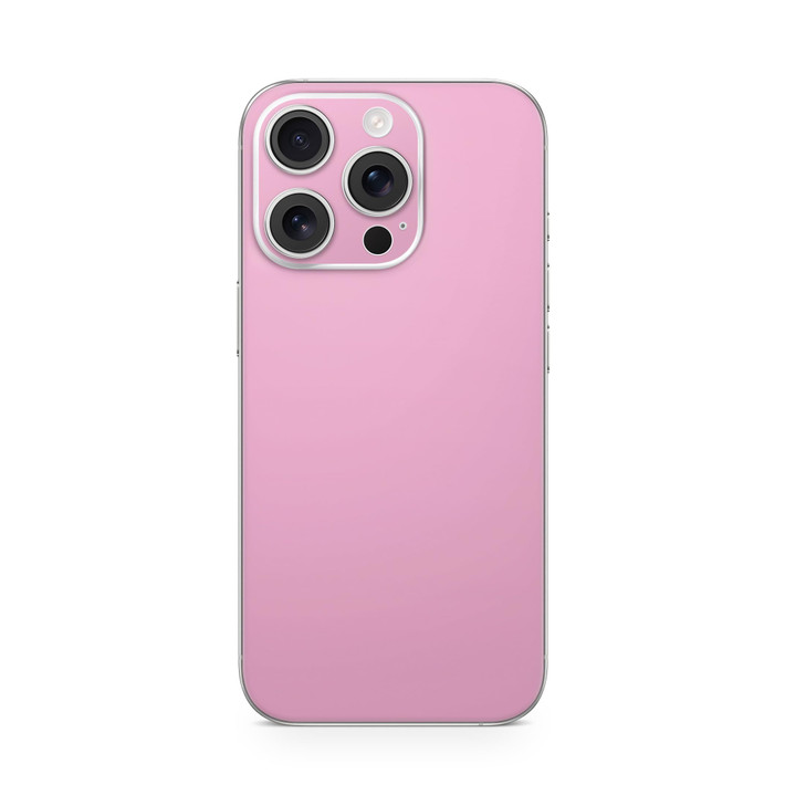 Phone Skin Compatible with Apple iPhone 16 Pro Solid Pink Premium 3M Vinyl Protective Wrap Decal Cover Easy to Apply Cra