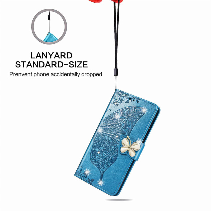CCSmall for Apple iPhone 16 Pro Max Wallet Case for Women Girls Embossed Floral Butterfly PU Leather Folio Flip Case Cov