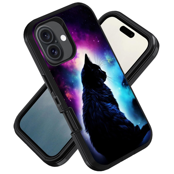 ZXHSBROK Designed for iPhone 16 Plus Case Military Grade Heavy Duty 3Layer Shockproof Drop Phone Protective Cover for iP