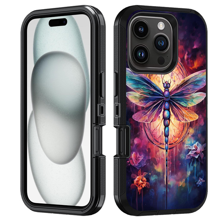 FVAENDHIO for iPhone 16 Pro Case Heavy Duty 3 in 1 Hybrid Military Grade Shockproof Drop FullBody Protective Cover for i