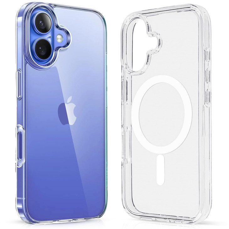 CASE GUY for iPhone 16 Pro Max Case Clear Shockproof Bumper MilitaryGrade Drop Protection NotYellowing Compatible with M