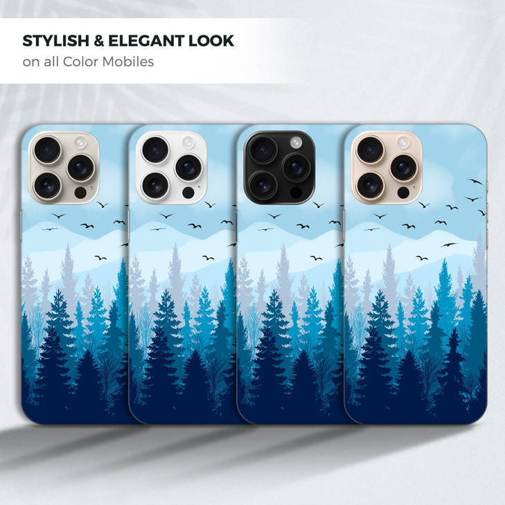 GlamCase for iPhone 16 Pro Max iPhone 16 Pro Max Case Nature Misty Forest Printed Slim Sleek Cute Plastic Hard Protectiv