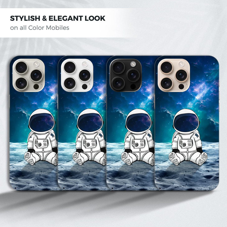 GlamCase for iPhone 16 Pro iPhone 16 Pro Case Baby Astronaut in Space Design Printed Slim Sleek Cute Plastic Hard Protec